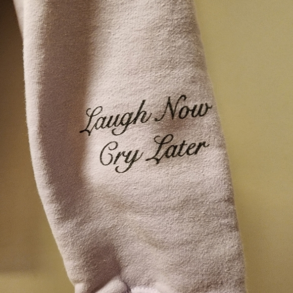 Future Fantasy Delight Lavender Hoody Laugh Now Cry Later Unisex Small Clowns - Picture 8 of 9